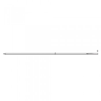Kirschner Wire Drill Trocar Pointed - Flat End Stainless Steel, 16 cm - 6 1/4" Diameter 1.4 mm Ø